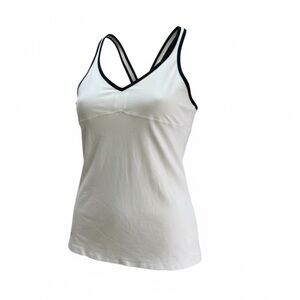 Nike white dry fit tennis top